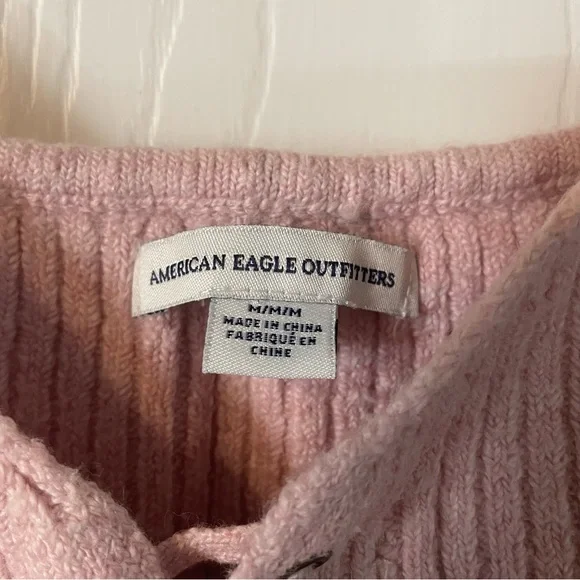 American Eagle Outfitters Light Pink Corset Tank Top - Picture 2 of 4